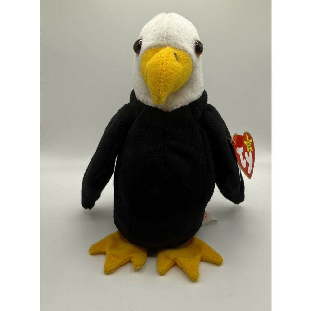TY Beanie Baby ~ Baldy The Eagle ~ #4074 Tag Errors 1996 Retired NO STAMP